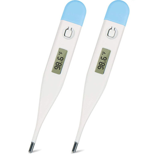 2-Pack Digital Thermometer with Storage Case