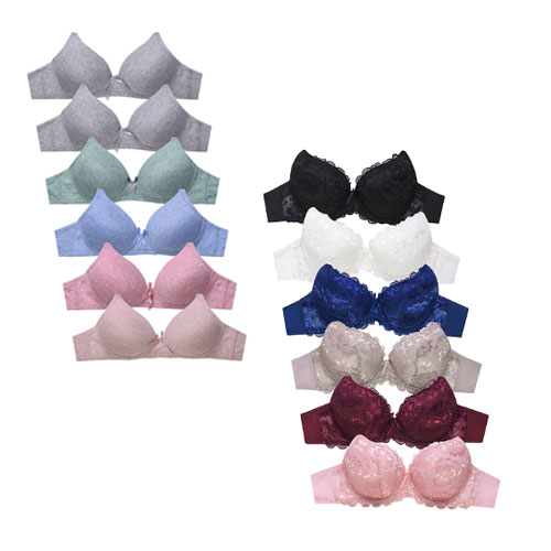 Sofra Ladies Bra Pack Of 6