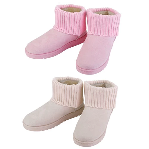 Women Lady Snow Boots Suede Mid-Calf Boot Shoe Short Plush Warm Lining Shoes
