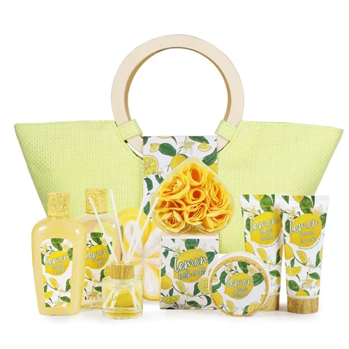 Lemon Everyday Bath Set Tote