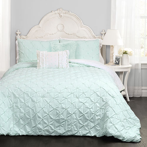 Ravello Pintuck Juvy Comforter Set Lush Decor