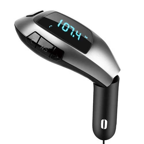 FM Transmitter: Car USB Charger, Hands-free Call, MP3 Player. Supports U Disk And TF Card Reading