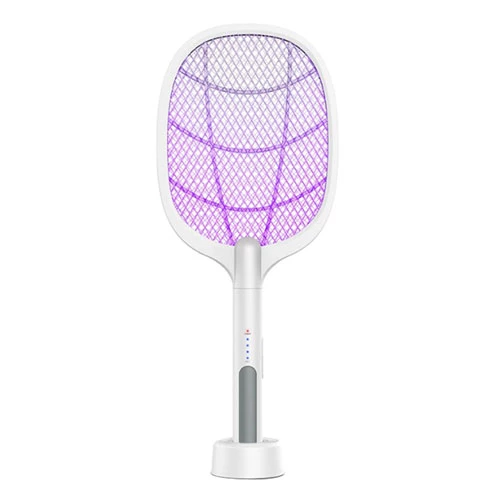 Electric Rechargeable Bug Zapper - 2-in-1 Mosquito Killer & Fly Swatter